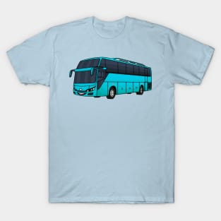 Modern passenger bus cartoon illustration T-Shirt